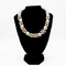 Perle Moissanite-Mode-Schmuck-Halsketten ringsum Band-Form für Frauen