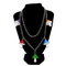 Pilz-Edelstahl überlagerte Halsketten-Frauen Chunky Chain Link Necklace