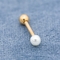 Faux-Perlen-Knorpel-durchbohrende Ohrringe 18G 8mm Rose Gold Ear Stud