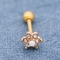 Faux-Perlen-Knorpel-durchbohrende Ohrringe 18G 8mm Rose Gold Ear Stud