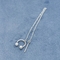 Ohr-durchbohrende Schmuck-chirurgische Stahlknorpel-Stulpen-Ohrringe der Silberkette-16G