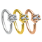 Stern-Scheidewand-Ring 4mm Zircon-Gem Nose Piercing Jewellerys 18G silberner