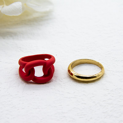 Gold überzog Frauen-Eheringe Sterling Silver/Edelstahl-Edelstein-Mode-Ringe